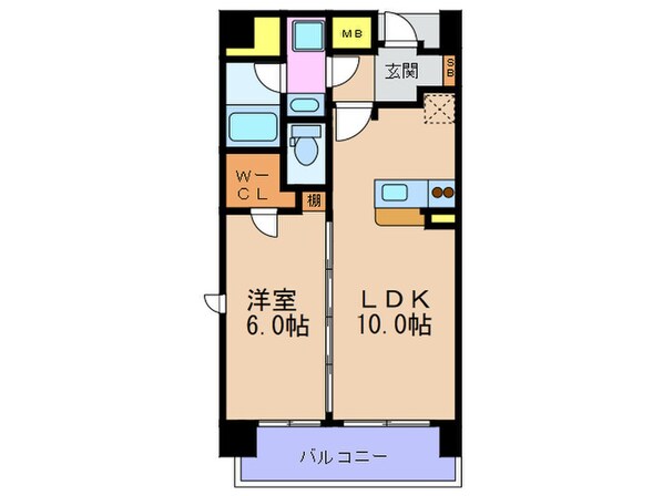 ランドセントラル梅田の物件間取画像